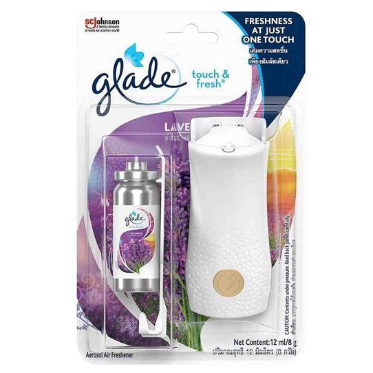 GLADE Touch & Fresh Tranquil Lavender & aloe strojček + náplň 10 ml