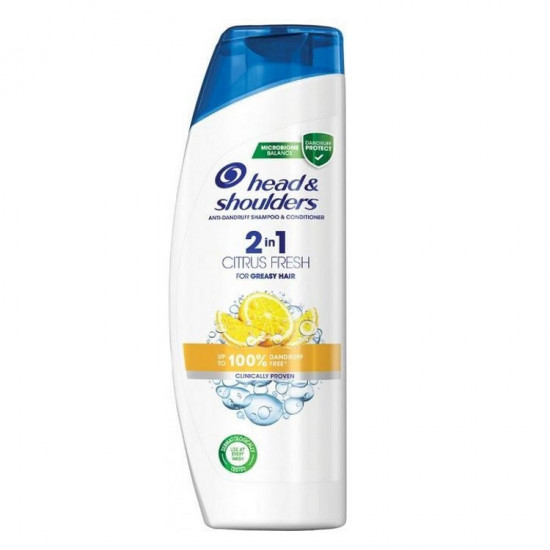 Head & Shoulders Citrus Fresh 2v1 Šampón Proti Lupinám 360ml