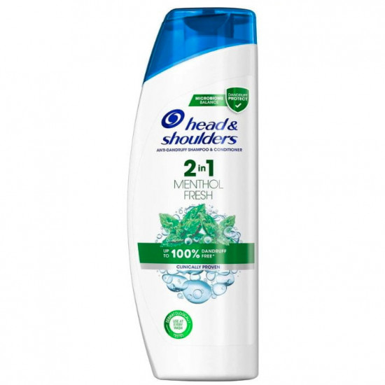 HEAD & SHOULDERS Menthol 2v1 Šampón proti lupińam 360ml