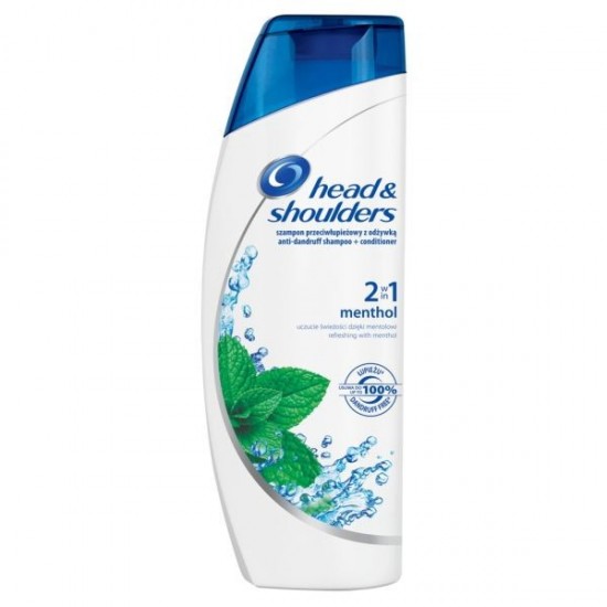 HEAD & SHOULDERS Menthol šampón proti lupinám pre osvieženie normálnych vlasov 360 ml