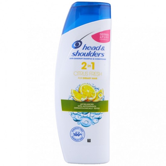 HEAD & SHOULDERS Šampón a kondicionér 2in1 - Citrus Fresh 360ml