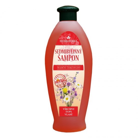 HERBAVERA Sedembylinný šampón pre všetky typy vlasov  550ml