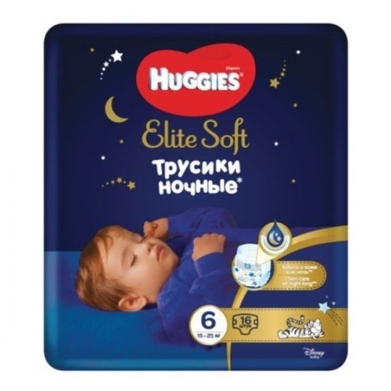 HUGGIES Elite Soft Night 6 (15-25kg) 16ks