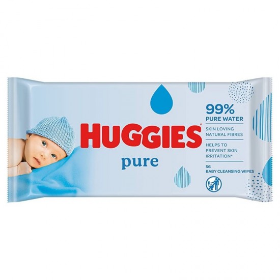 HUGGIES Single Pure Čistiace utierky 56ks