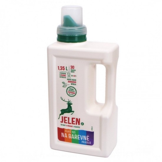 JELEN Prací gél na farebnú bielizeň 1,35l - 30 praní JELEN Prací gél na farebnú bielizeň 1,35l - 30 praní