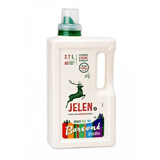 JELEN Prací gél na farebnú bielizeň 2,7l - 60 praní JELEN Prací gél na farebnú bielizeň 2,7l - 60 praní