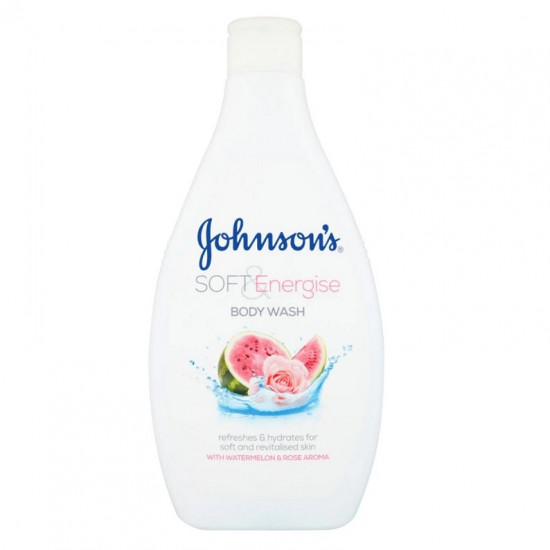 JOHNSONS Soft & Energise Sprchový gél Watermelon & Rose Aroma 400ml JOHNSONS Soft & Energise Sprchový gél Watermelon & Rose Aroma 400ml