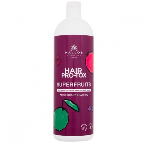 KALLOS Antioxidačný šampón Hair Pro-tox Superfruits 1000ml