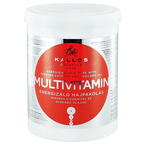 KALLOS Cosmetics Multivitamin maska pre suché vlasy 1000ml KALLOS Cosmetics Multivitamin maska pre suché vlasy 1000ml
