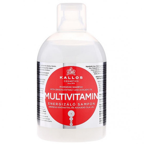 KALLOS Energizujúci šampón na vlasy Multivitamin 1000ml KALLOS Energizujúci šampón na vlasy Multivitamin 1000ml