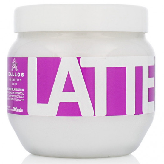 Kallos Cosmetics Latte maska pro chemicky poškozené vlasy 800ml