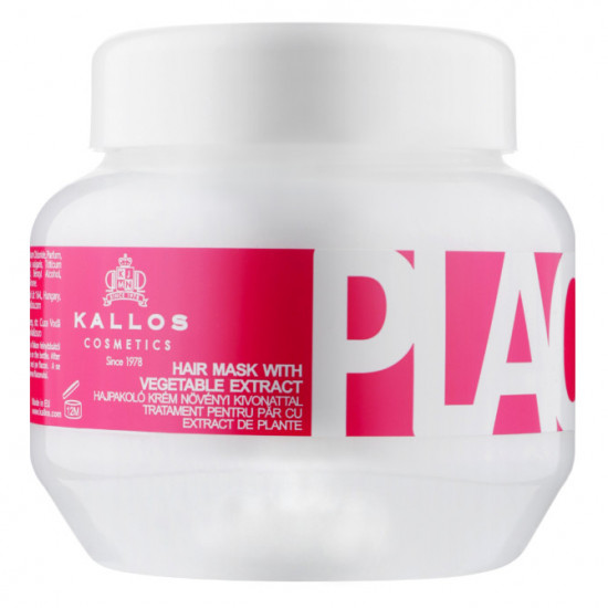 KALLOS Placenta maska pre suché a poškodené vlasy 800ml KALLOS Placenta maska pre suché a poškodené vlasy 800ml
