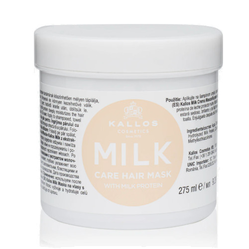 KALLOS Milk Maska na vlasy s výťažkom z mliečnych proteínov 275ml KALLOS Milk Maska na vlasy s výťažkom z mliečnych proteínov 275ml