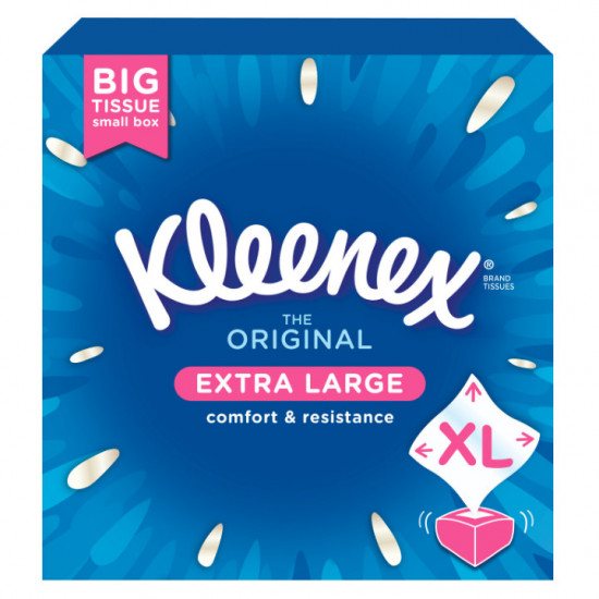 Kleenex papierové vreckovky 40ks XXL Size 3vrstvové