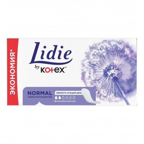 KOTEX LIDIE Slip Normal 50ks KOTEX LIDIE Slip Normal 50ks