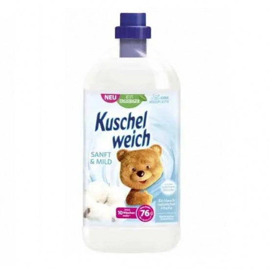 Kuschelweich 2l aviváž - Sanft&Mild (biely) - 76 praní