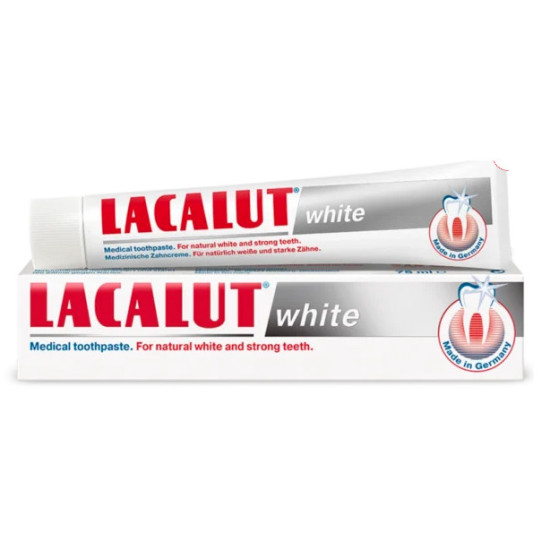 Lacalut Zubná pasta White 75ml