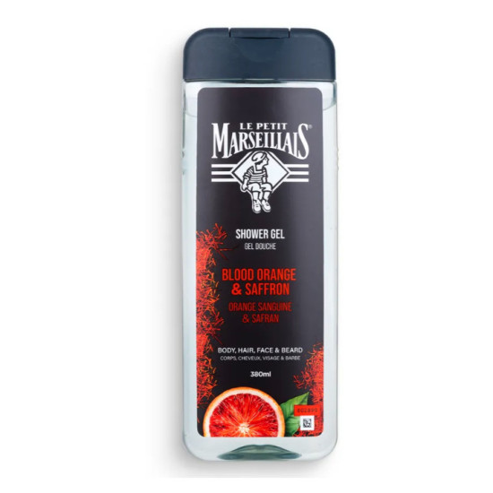 Le Petit Marseillais Sprchový gél Orange & Saffron 4in1 380ml