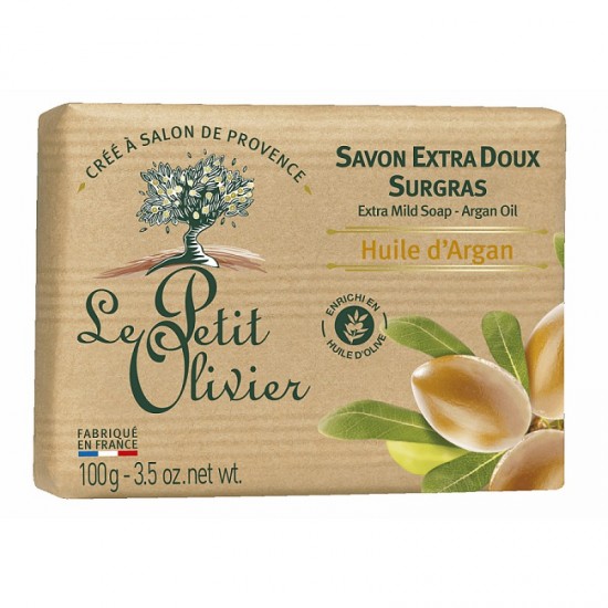 LE PETIT OLIVIER Tuhé mydlo Argan Oil100g LE PETIT OLIVIER Tuhé mydlo Argan Oil100g
