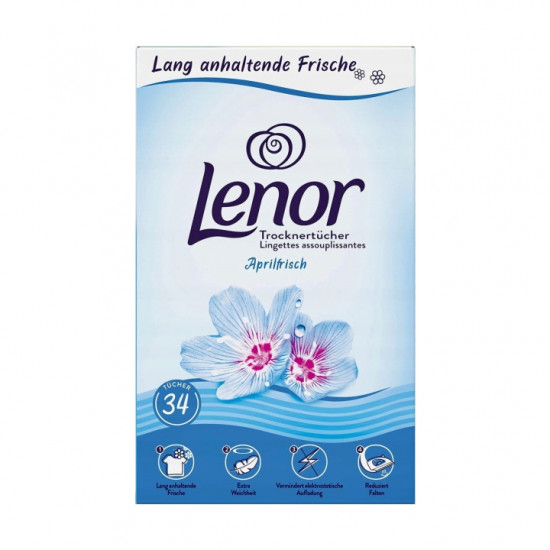 Lenor Aprilfrisch obrúsky do sušičky bielizne 34ks
