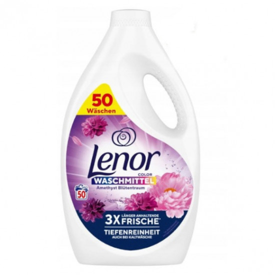 Lenor prací gél 2500ml Color - Amethyst&Floral - 50 praní
