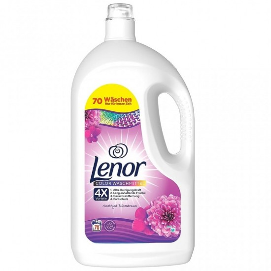 LENOR Color prací gél Amethyst Blütentraum 70 praní - 3,85L LENOR Color prací gél Amethyst Blütentraum 70 praní - 3,85L