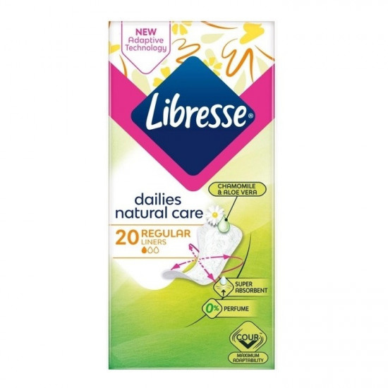 LIBRESSE Hygienické vložky Normal Nature 20ks