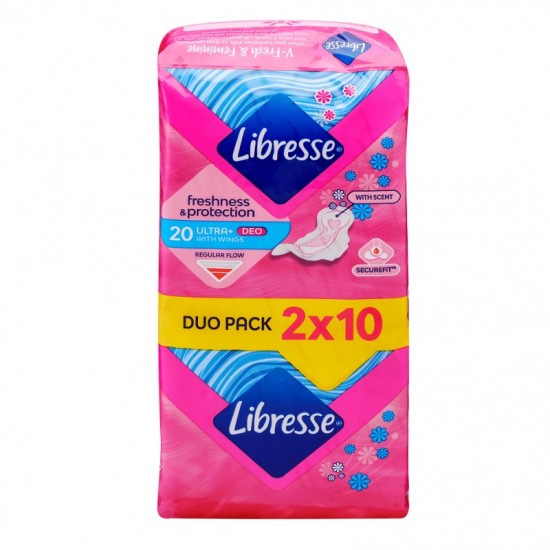 LIBRESSE Ultratenké vložky - Freshness & Protection 20ks LIBRESSE Ultratenké vložky - Freshness & Protection 20ks