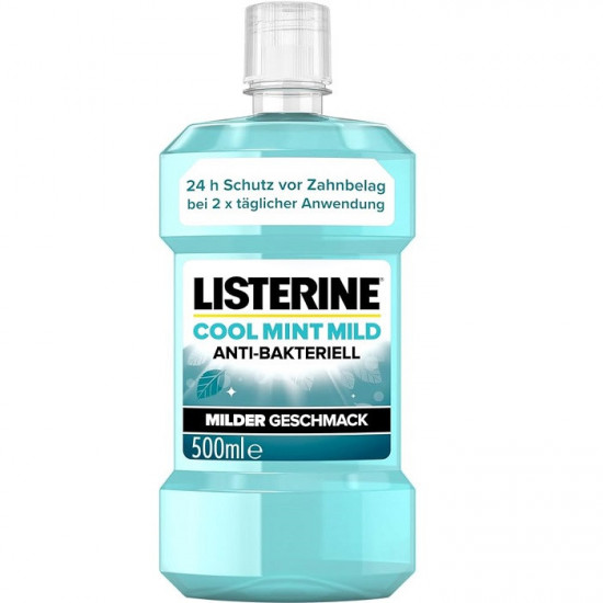 Listerine ústna voda 750ml Cool Mint Mild - Antibacterial