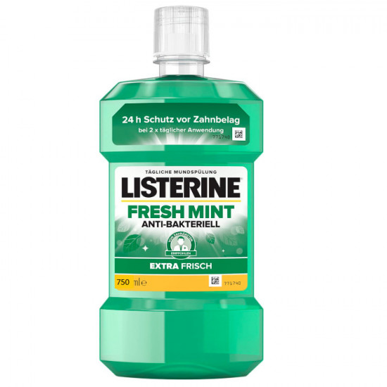 Listerine ústna voda 750ml Fresh Mint - Antibacterial Listerine ústna voda 750ml Fresh Mint - Antibacterial