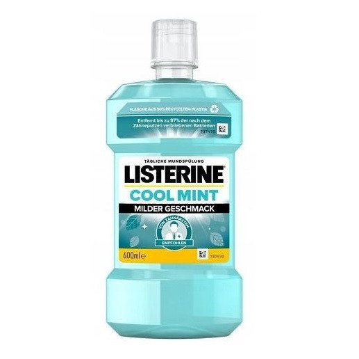 Listerine ústna voda Cool Mint 600ml - Antibacterial