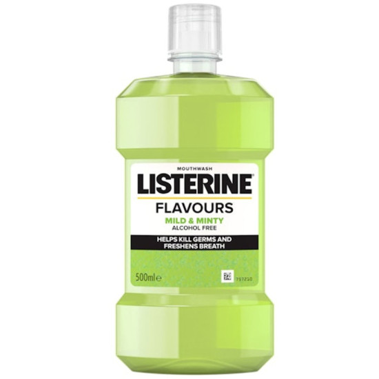 Listerine ústna voda Mild & Minty 500ml