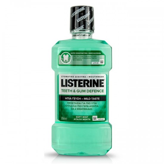 LISTERINE Ústna voda Teeth & Gum Defence 500ml LISTERINE Ústna voda Teeth & Gum Defence 500ml