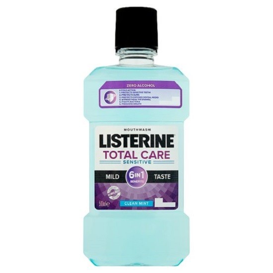 LISTERINE Ústna voda - Total care 6v1 Zero 500ml