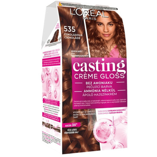LOREAL Casting farba na vlasy 535 Čokoládová