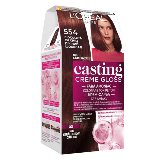 LOREAL Casting farba na vlasy 554 Chilli čokoláda