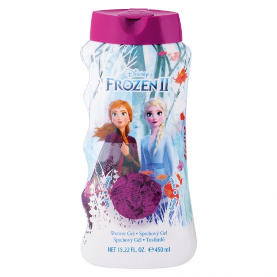 LORENAY Disney Frozen II Sprchový gél a šampón 2v1  450ml + špongia