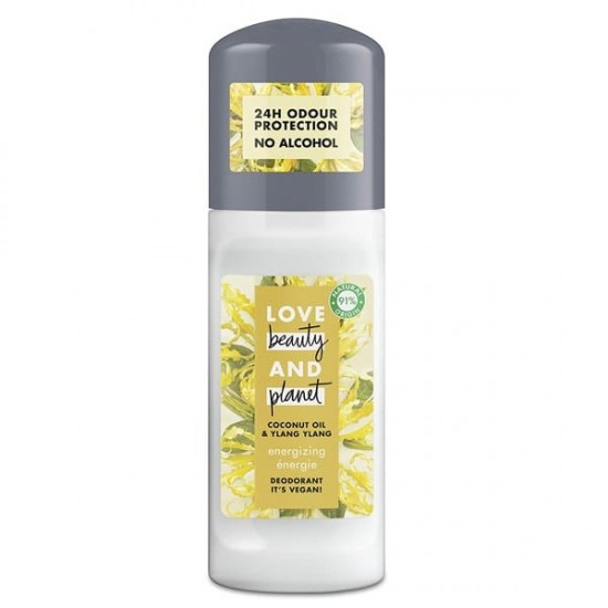 LOVE BEAUTY & PLANET Gulôčkový deodorant Vegan - Coconut oil & ylang ylang 50ml