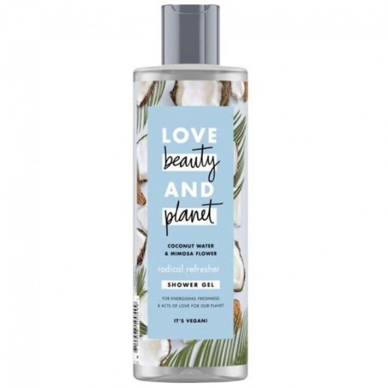 LOVE BEAUTY & PLANET Sprchový gél Coconut water & Mimosa flower 400ml LOVE BEAUTY & PLANET Sprchový gél Coconut water & Mimosa flower 400ml