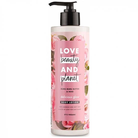 LOVE BEAUTY & PLANET Telové mlieko Muru muru butter & Rose 400ml