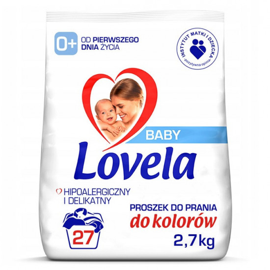 LOVELA Baby prací prášok 2,7kg Color