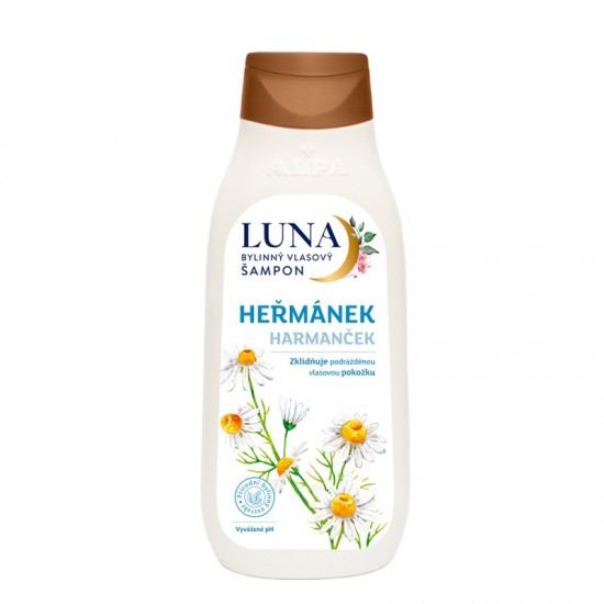 LUNA Bylinný vlasový šampón - Harmanček 430ml