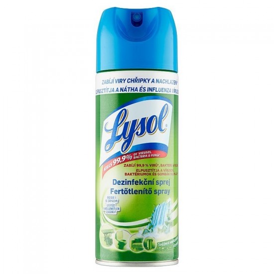 LYSOL Dezinfekčný sprej Sviežosť vodopádu 400ml LYSOL Dezinfekčný sprej Sviežosť vodopádu 400ml