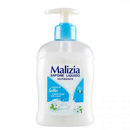 MALIZIA Crema di latte tekuté mydlo pumpa 300ml MALIZIA Crema di latte tekuté mydlo pumpa 300ml