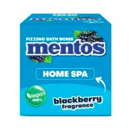 Mentos Bath Bomb Černica 140g