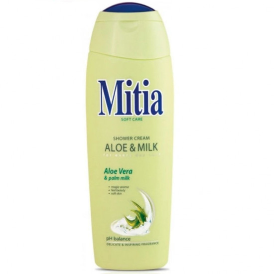 Mitia Sprchový gél Aloe & Milk Aloe Vera & Palm Milk 400ml