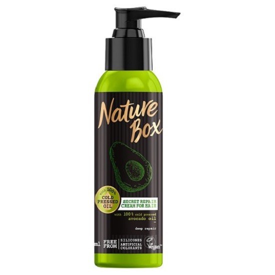 NATURE BOX Krém na vlasy - Milky Moisture Avocado oil 150ml