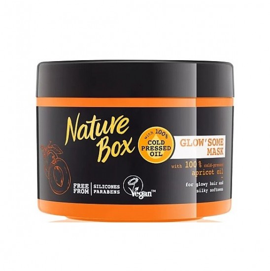 NATURE BOX Maska pre lesklé vlasy - Apricot oil 200ml