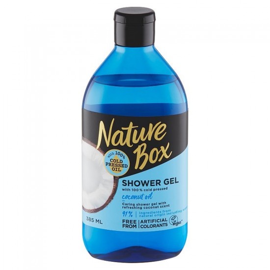 NATURE BOX Sprchový gél - Coconut oil 385ml