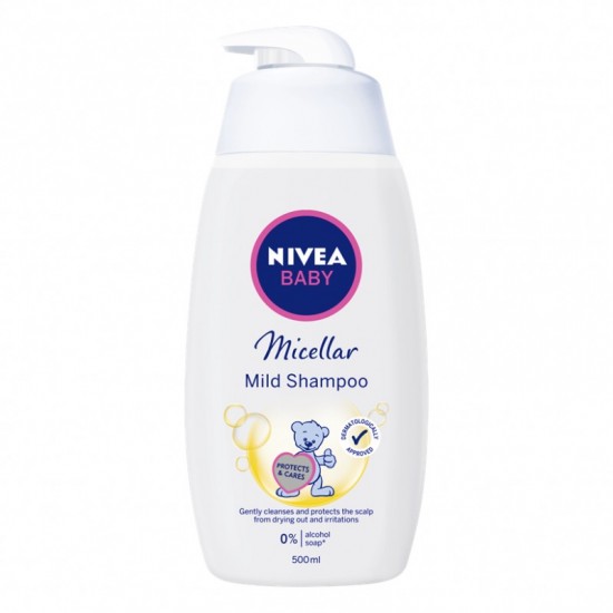 NIVEA Baby Micellar Mild Shampoo Detský micelárny šampón 500ml
